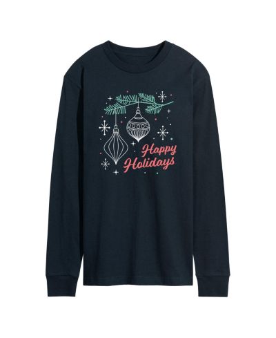 AIRWAVES Мужская футболка с длинным рукавом Happy Holidays