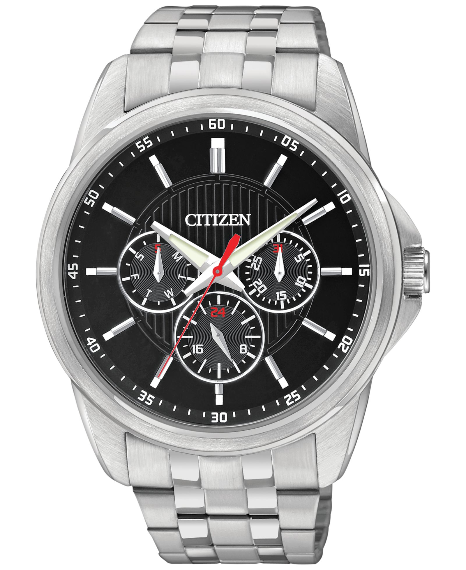 Citizen Мужские часы из нержавеющей стали с браслетом 42mm AG8340-58E