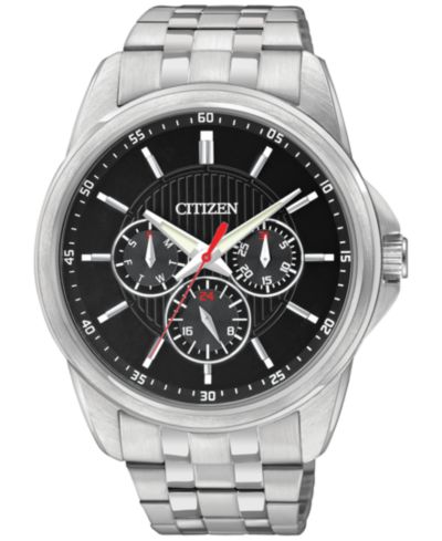 Citizen Мужские часы из нержавеющей стали с браслетом 42mm AG8340-58E