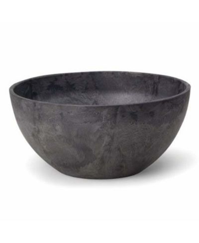 Черный цветочный горшок Novelty Napa Bowl, 12 Inch