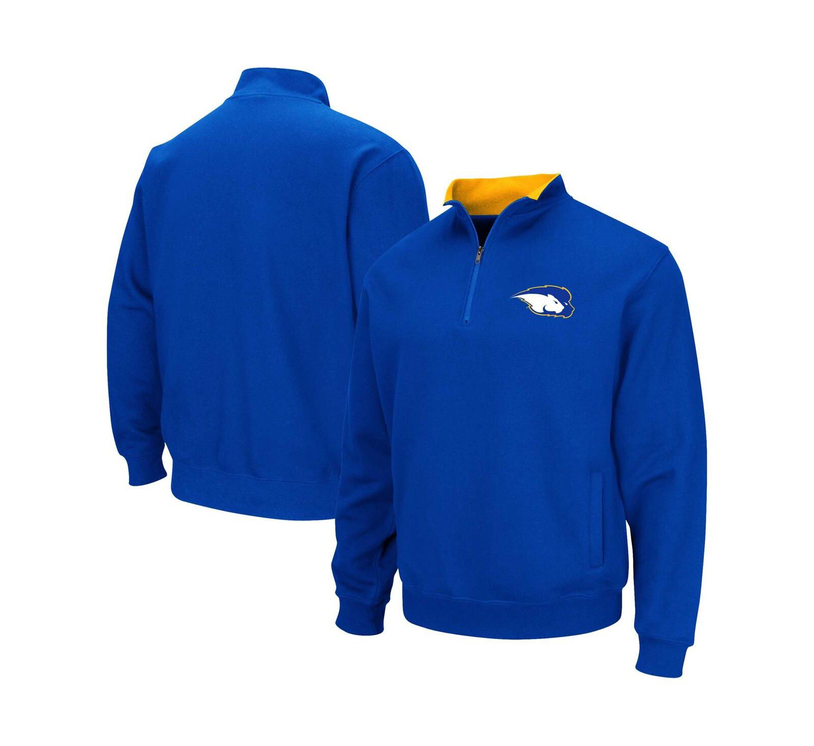 Мужская толстовка Colosseum Blue Hofstra University Pride Tortugas Quarter-Zip