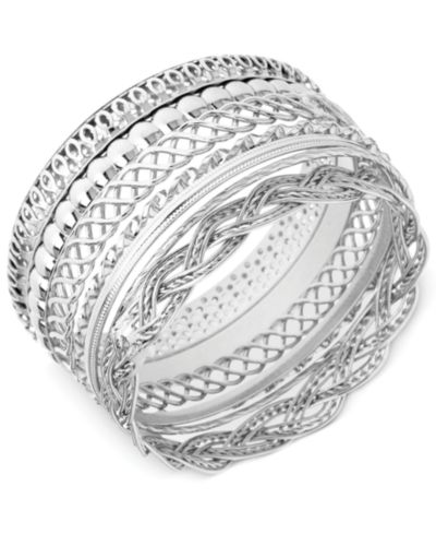 Набор браслетов GUESS с текстурой