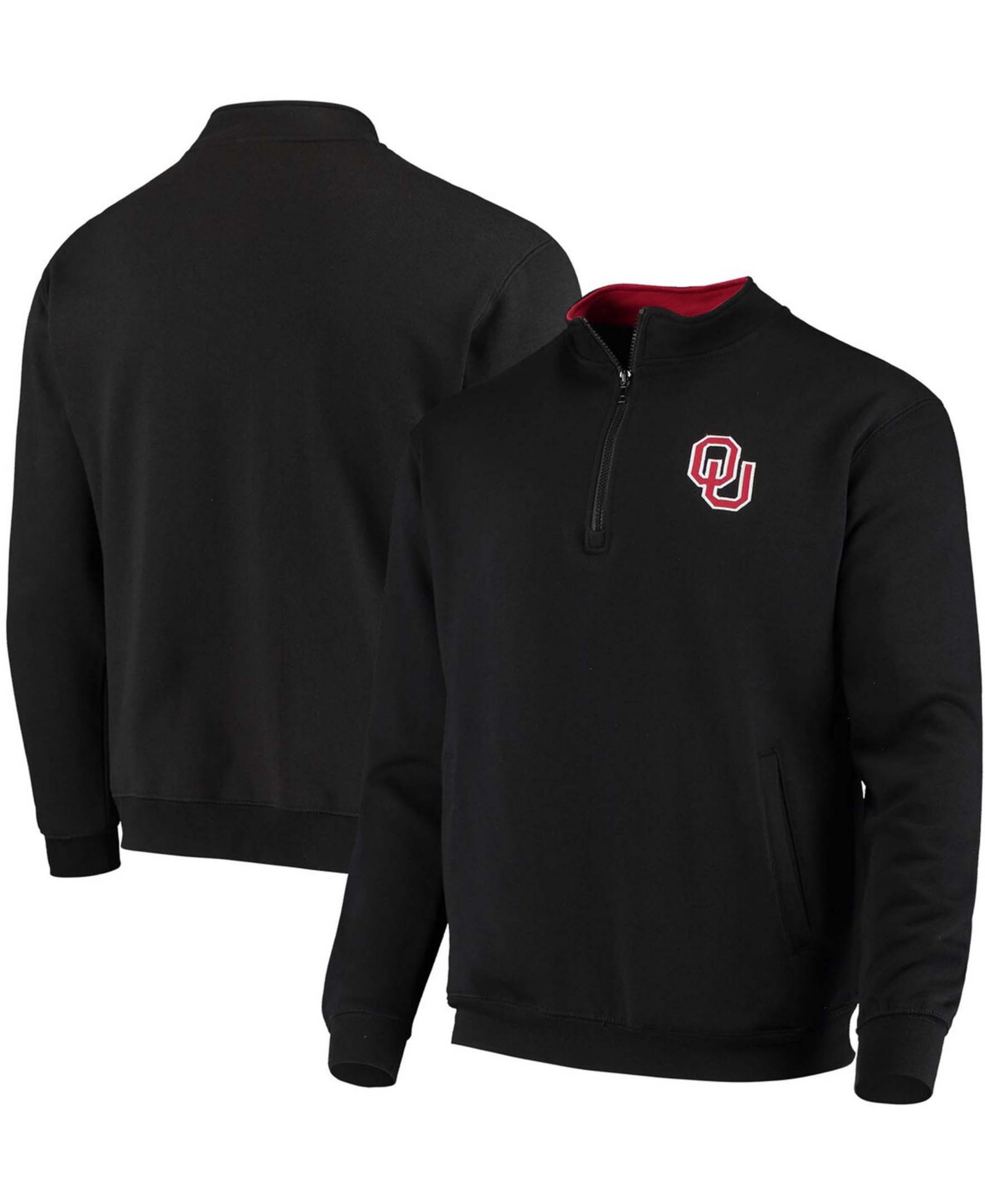 Мужская куртка Colosseum Oklahoma Sooners Tortugas Logo Quarter-Zip