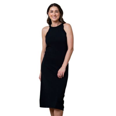 Hope & Henry Women's Hope and Henry Halter Tie Sweater Dress