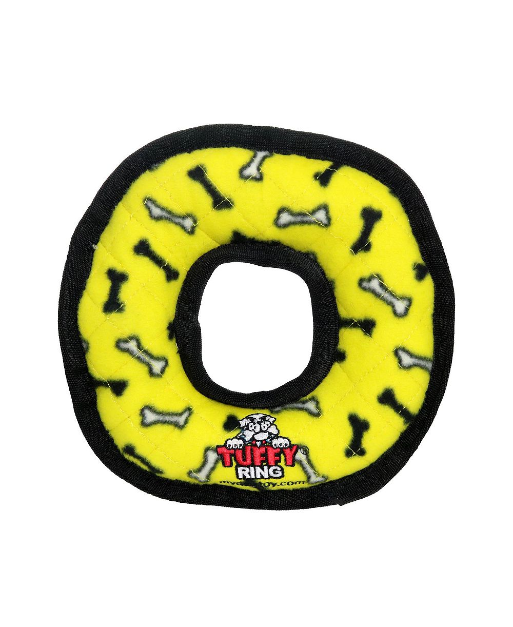 Игрушка для собак Tuffy Medium Ring Yellow Bone