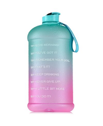 Zulay Kitchen бутылка для воды 1 Gallon с временной меткой и герметичной крышкой