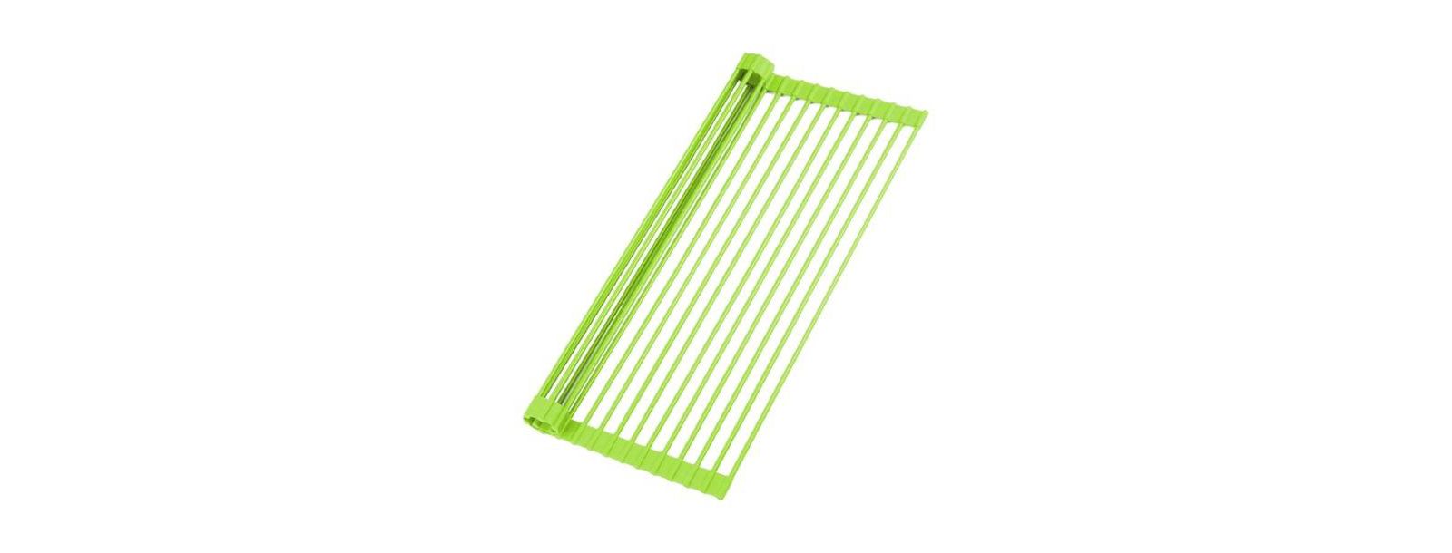 Zulay Kitchen Multipurpose Heavy-Duty Silicone Roll Up Sink Drying Rack