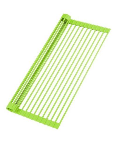 Zulay Kitchen Multipurpose Heavy-Duty Silicone Roll Up Sink Drying Rack