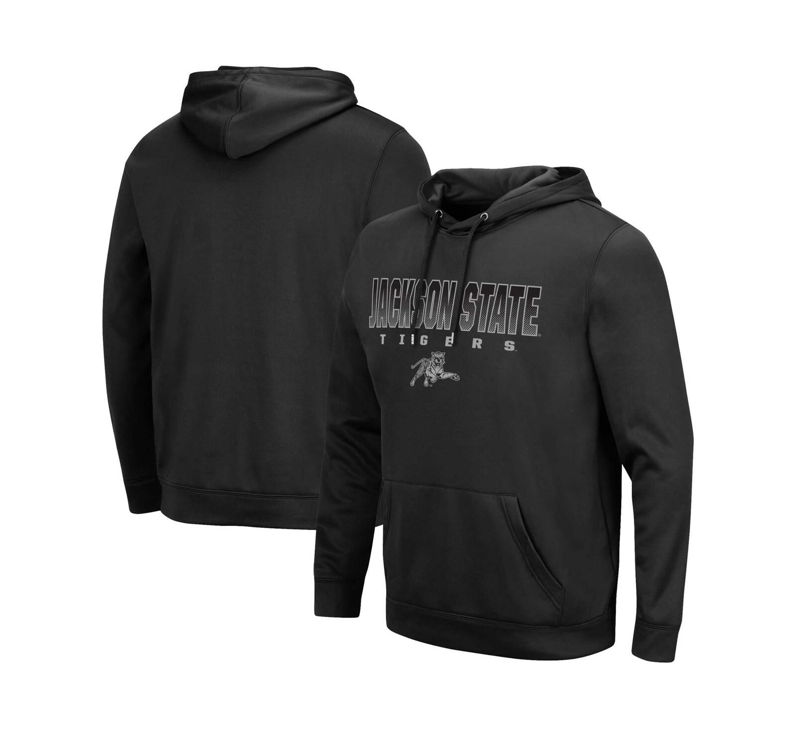 Мужское худи Colosseum Black Jackson State Tigers Blackout 3.0