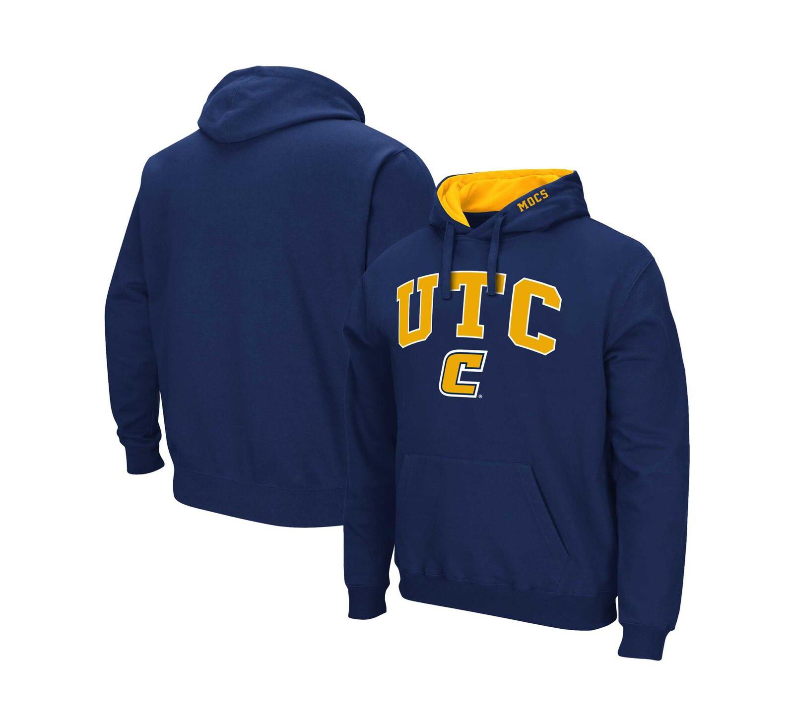 Мужское худи Colosseum Navy Tennessee Chattanooga Mocs с логотипом