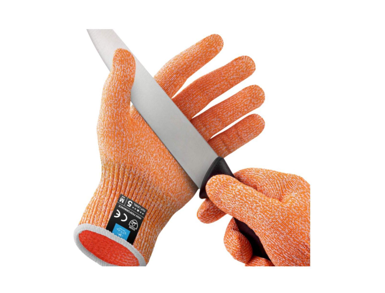 Защитные перчатки Zulay Kitchen Food Grade Level 5 Cut-Resistant Safety