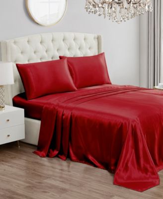 Комплект постельного белья Juicy Couture Satin, 4 предмета, Queen