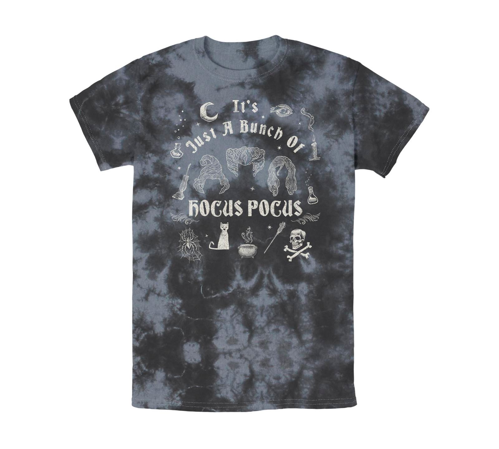 Fifth Sun Men's Hocus Pocus A Bunch of Hocus Pocus Bombard Wash Short Sleeves T-shirt