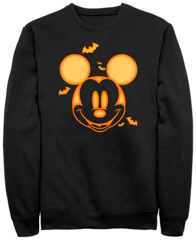 Флисовый пуловер Fifth Sun Men's Mickey Classic Mickey Pumpkin Crew