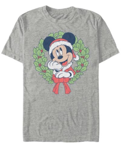 Fifth Sun футболка Mickey Classic Mickey Christmas Wreath с коротким рукавом Мужская