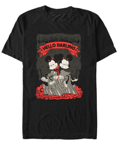 Fifth Sun Men's Mickey Classic Hello Darling Short Sleeves T-shirt