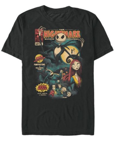 Мужская футболка Fifth Sun Nightmare Before Christmas Comic Cover Short Sleeves