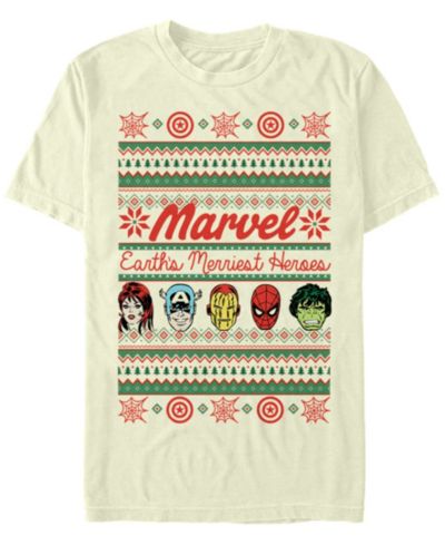 Fifth Sun Мужская футболка Marvel Merriest Heroes Short Sleeves