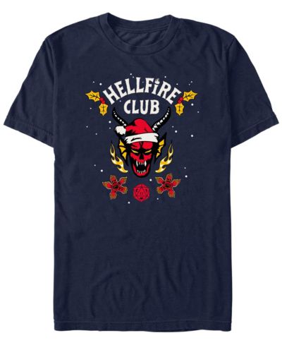 Fifth Sun Men's Stranger Things A Hellfire Holiday Short Sleeves T-shirt
