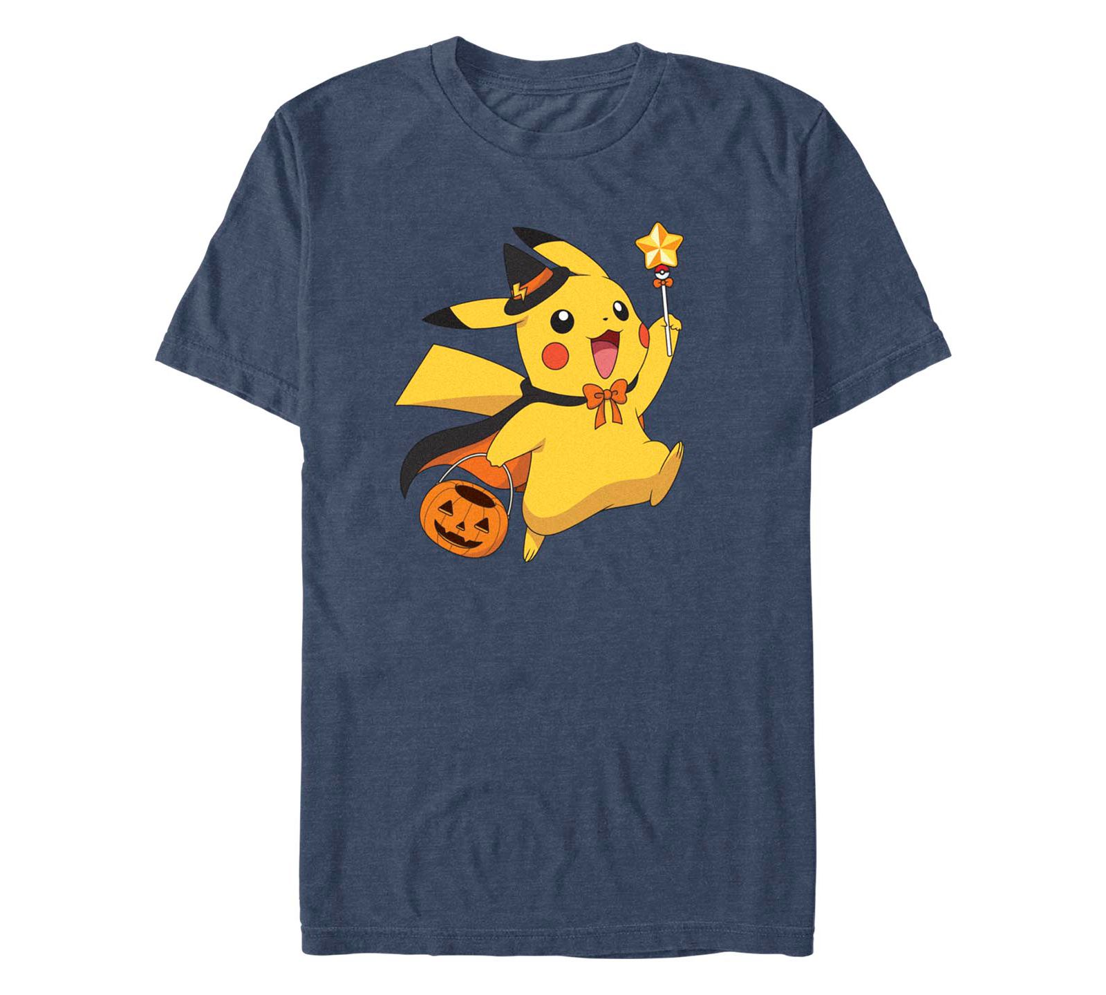Fifth Sun Men's Pokemon Pikachu D Wizard Short Sleeves T-shirt