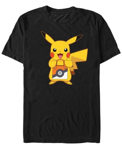 Fifth Sun Men's Pokemon Pika Treat Short Sleeves T-shirt