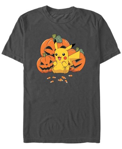 Fifth Sun Men's Pokemon Pumpkin N Candycorn Short Sleeves T-shirt