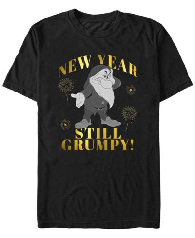 Мужская футболка Fifth Sun Disney Princesses New Year Still Grumpy с коротким рукавом