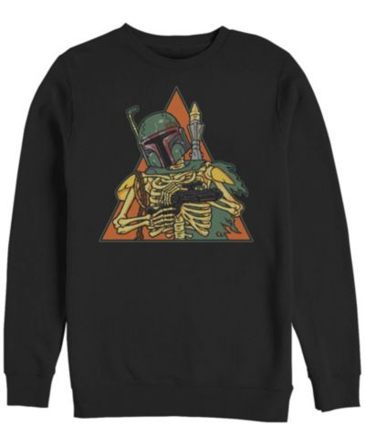 Мужское худи Fifth Sun Star Wars Skeleton Boba Crew Fleece Pullover