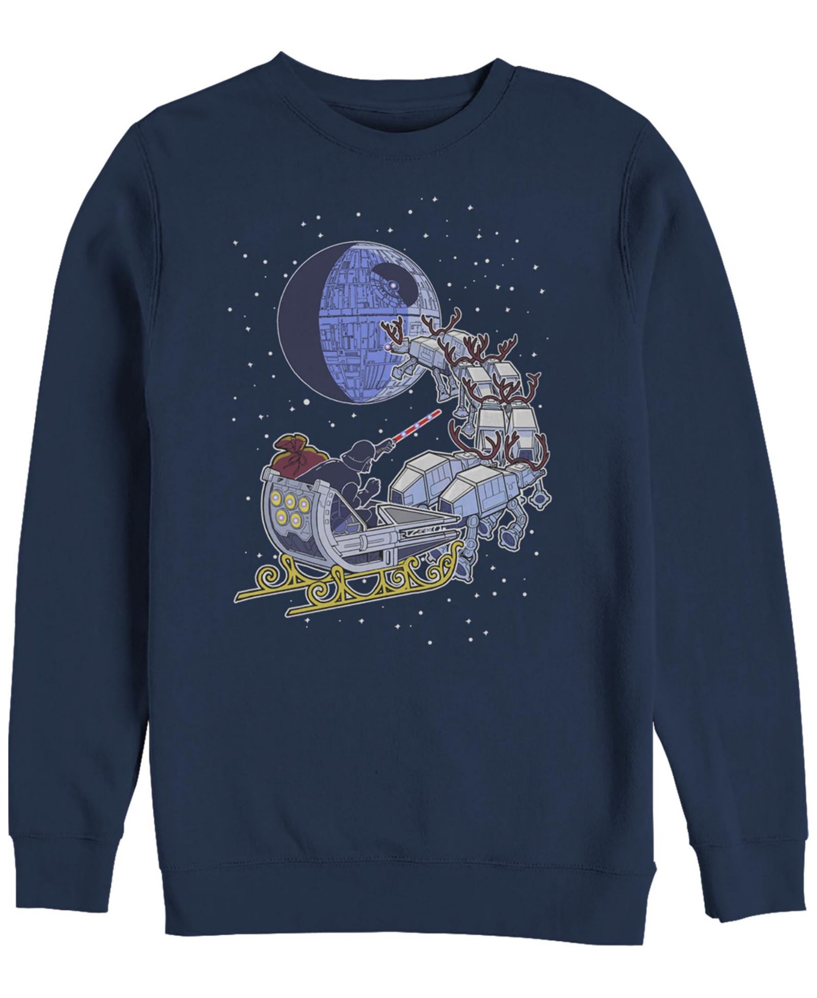 Мужской флисовый джемпер Fifth Sun Star Wars Vader Sleigh Crew