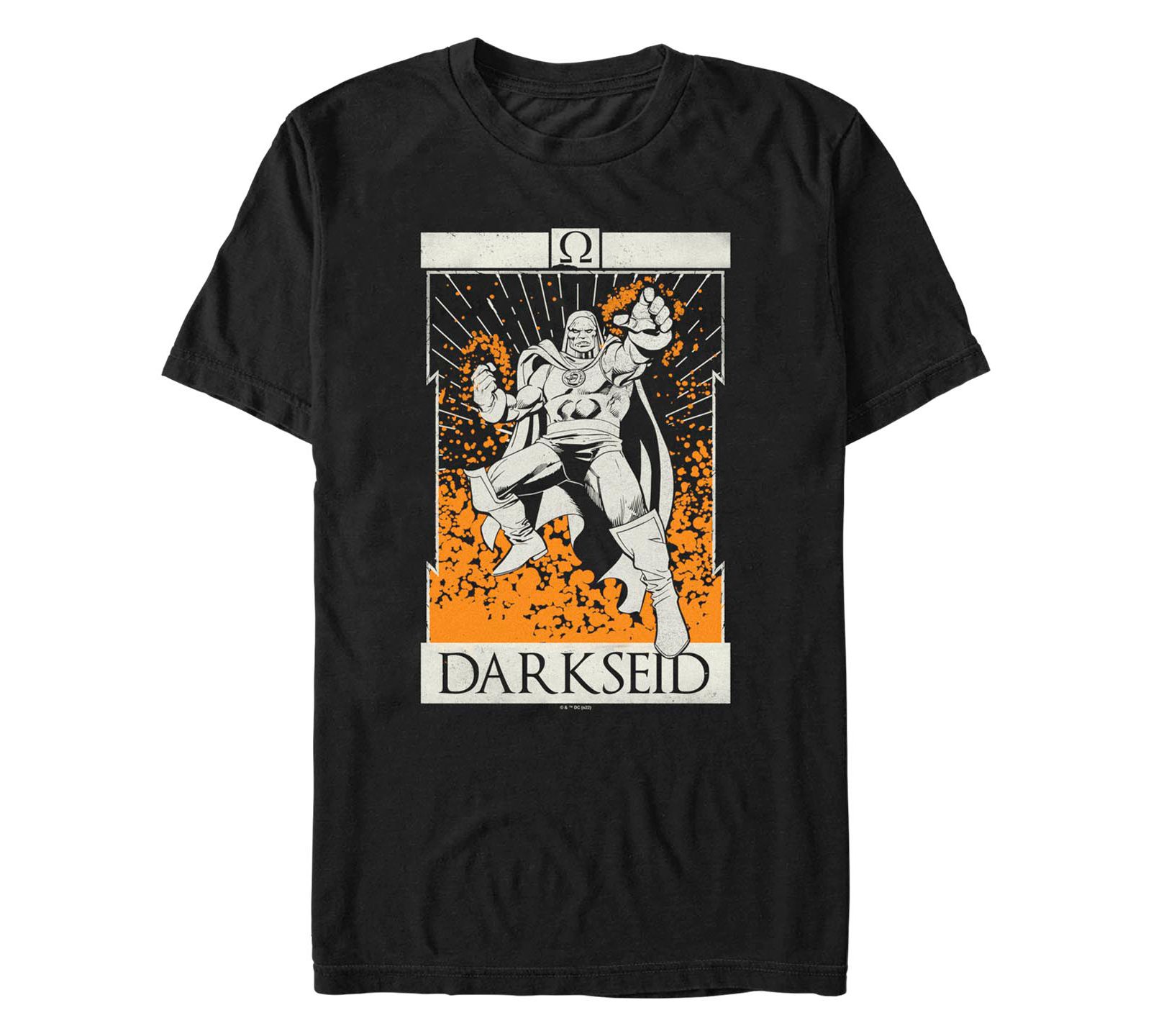 Мужская футболка Fifth Sun Justice League Darkseid Tarot с коротким рукавом