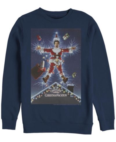 Fifth Sun Мужской флисовый свитшот National Lampoon Christmas Vacation Lampoon Poster Crew