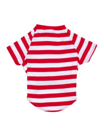 Striped red & white