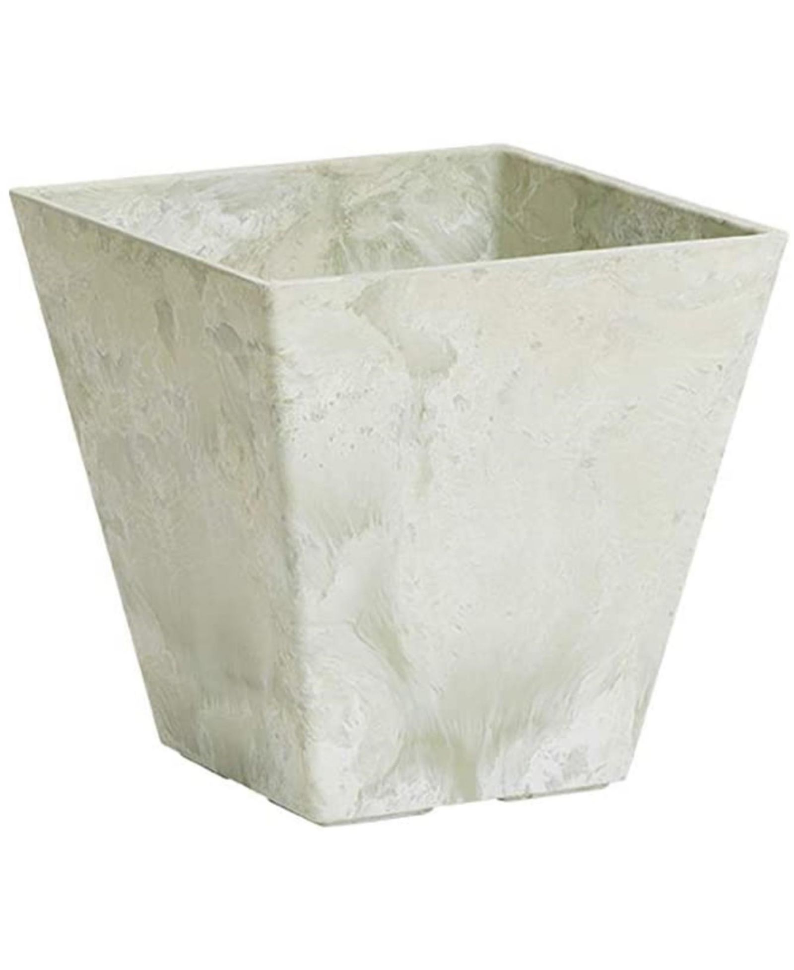Novelty ArtStone 35126 Ella Square Planter  Art Stone Mint 12 Inch