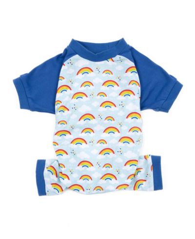 Leveret Dog Cotton Striped Print Pajamas