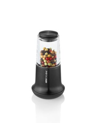 GEFU солонка или перечница из нержавеющей стали с керамическим жерновом, Black Finish
