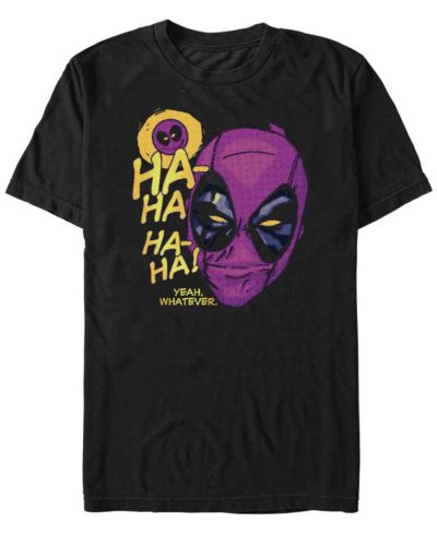 Fifth Sun Men's Half Tone Deadpool Short Sleeve T-shirt