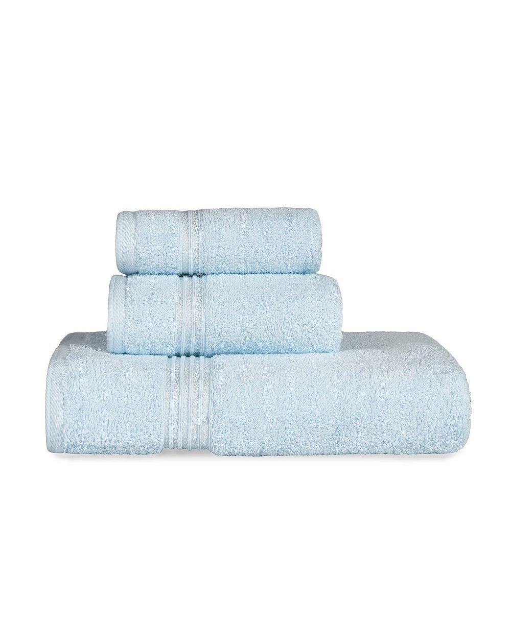 Superior Solid Quick Drying Egyptian Cotton 3-Piece Bath Towel Set