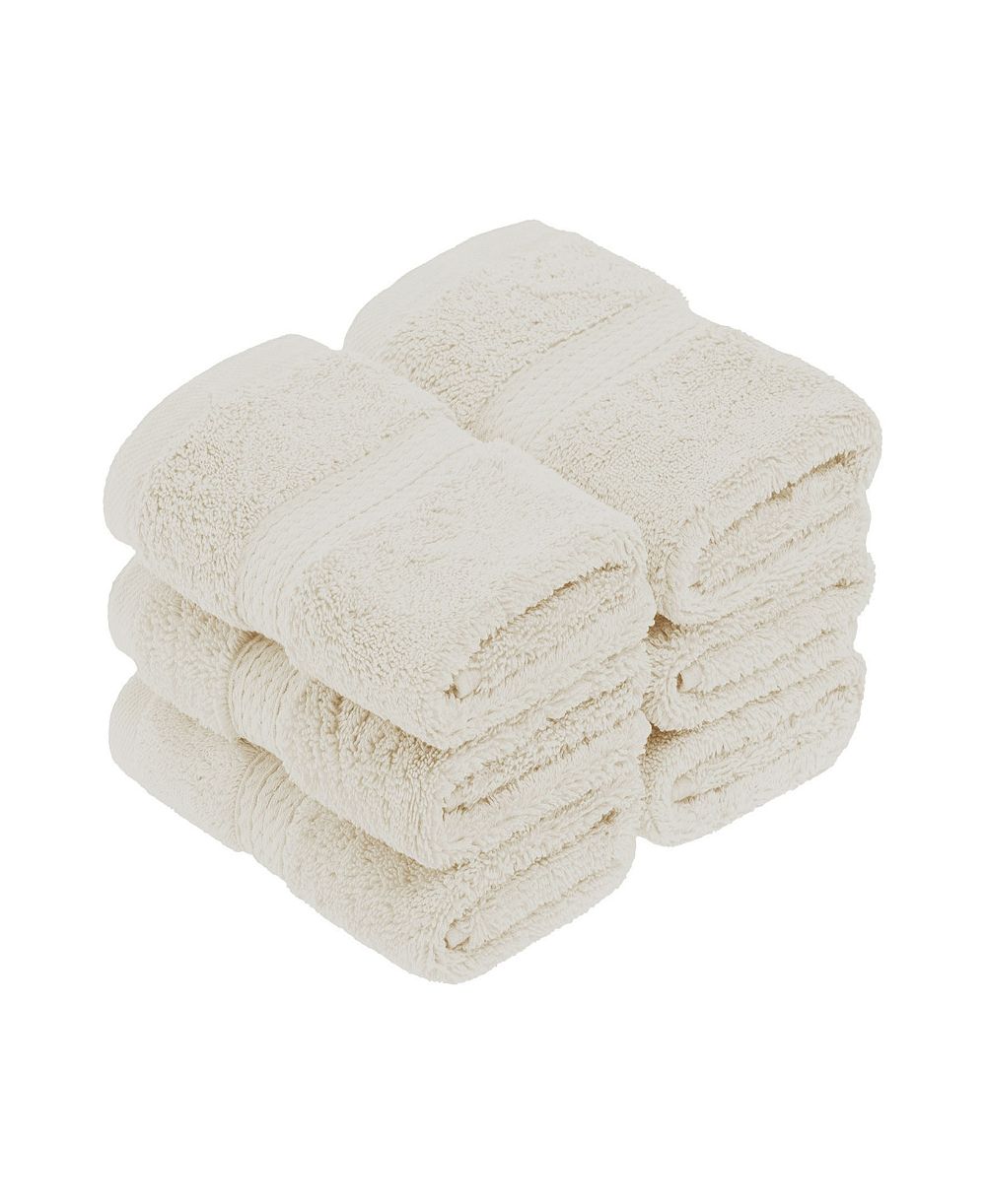 Superior 100% Egyptian Cotton 6-Pc Face Towel Set