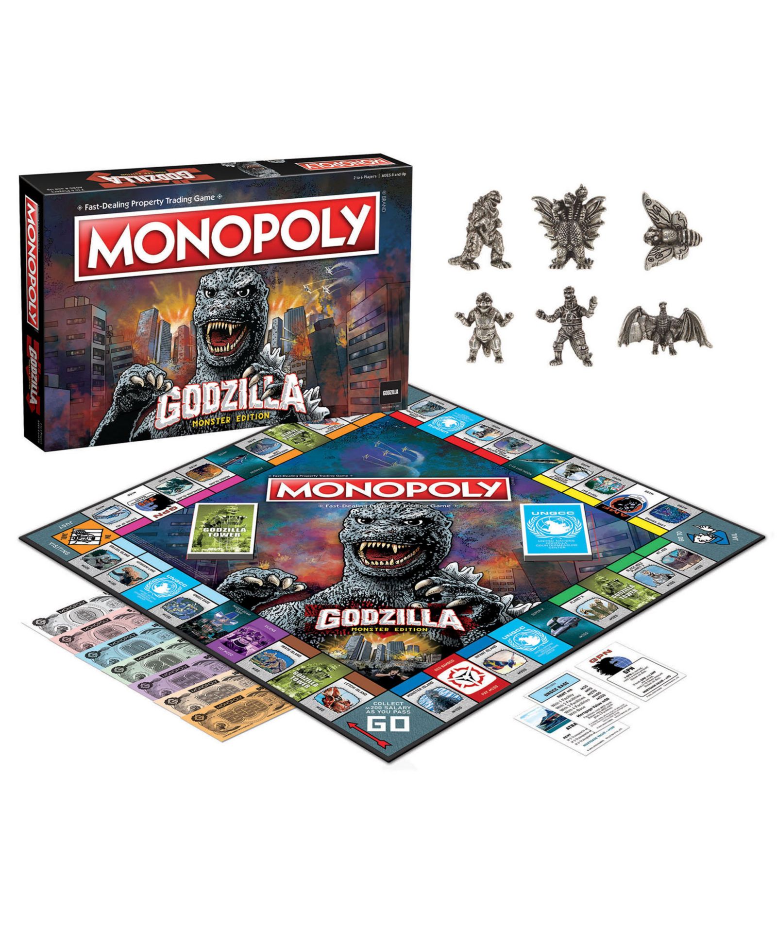 USAopoly Monopoly Godzilla игра