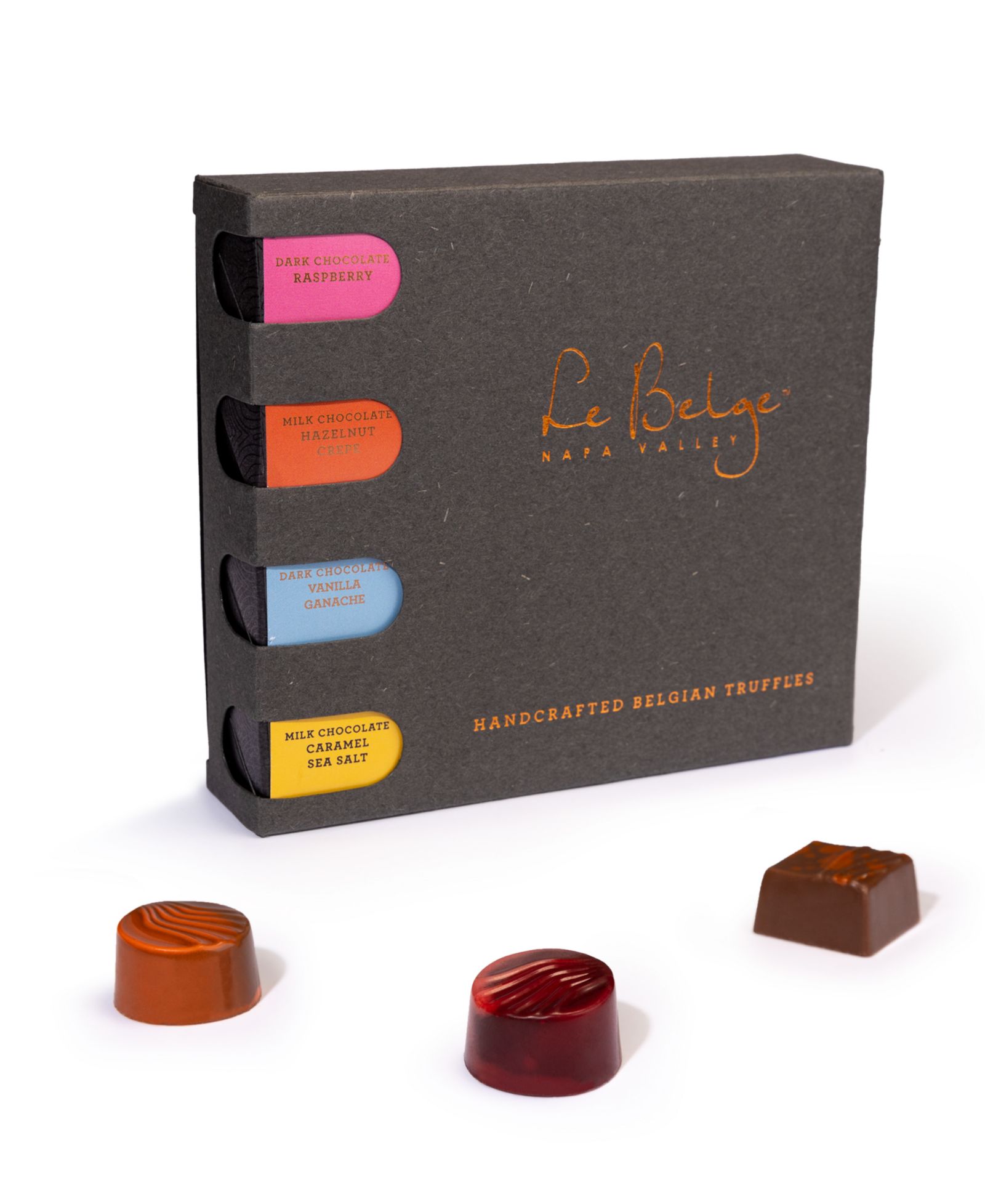 Le Belge Chocolatier классический набор конфет в жемчужной коробке, 16 штук