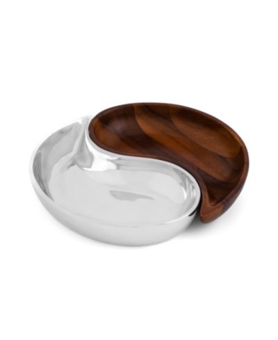 Сервировочное блюдо Nambe Yin Yang Divided Set of 2