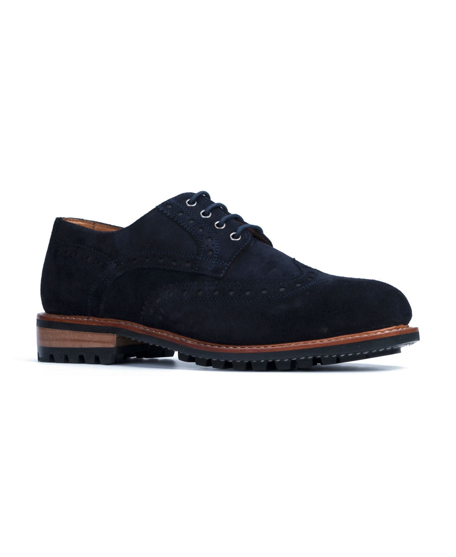 Мужские кожаные туфли Anthony Veer Richard Wingtip Oxford с шнуровкой