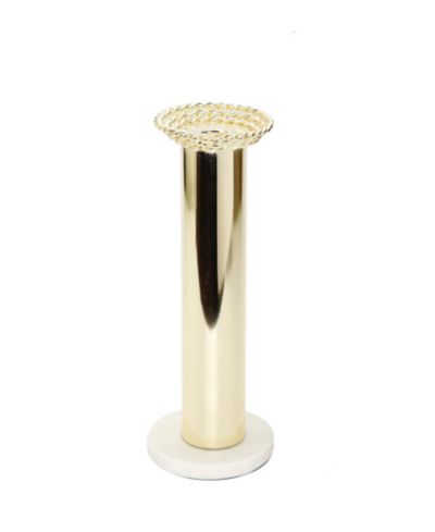 Classic Touch подсвечник на мраморном основании 12.5"