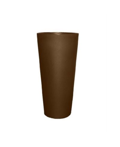 Tusco Products круглый пластиковый напольный вазон Cosmopolitan Espresso, 26"