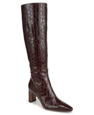 Merlot Croco Leather