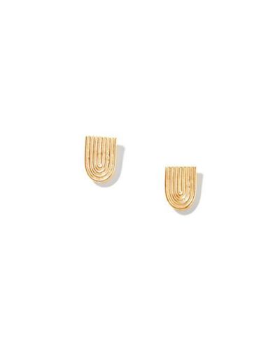 Nectar Nectar New York Solid Ellipse Stud Earrings