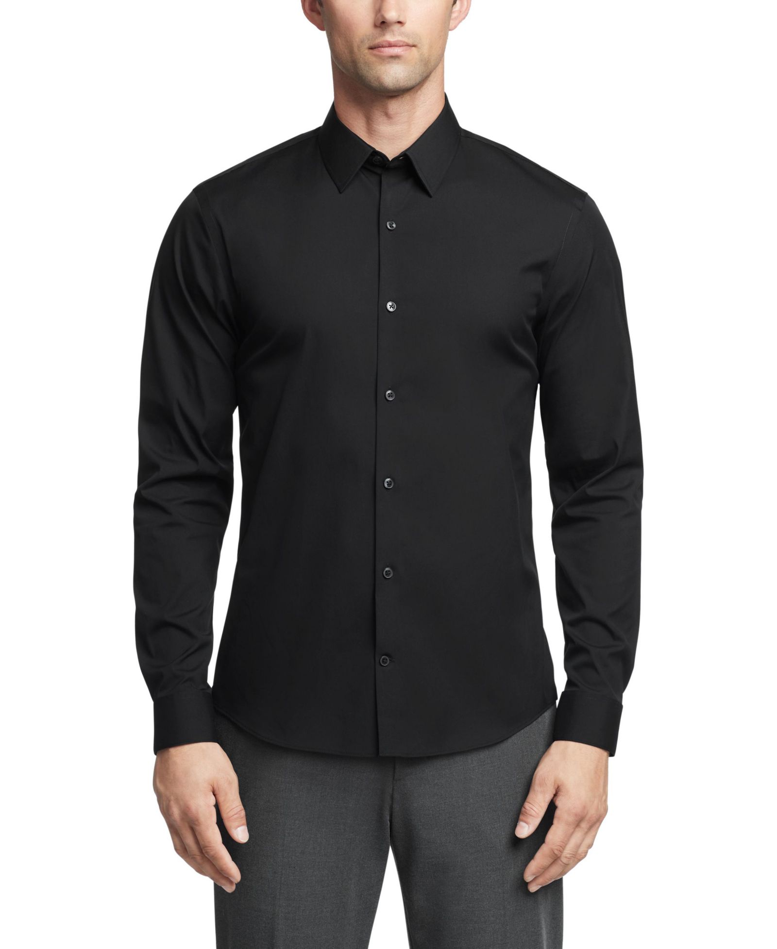 Calvin Klein Men's CK X Extra-Slim Stretch Dress Shirt