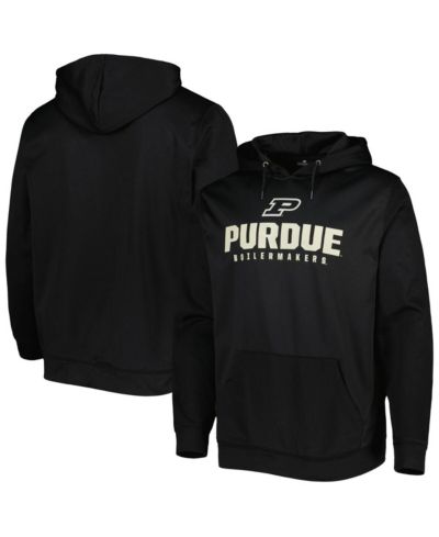 Men's Colosseum Black Purdue Boilermakers Team Lantern Pullover Hoodie