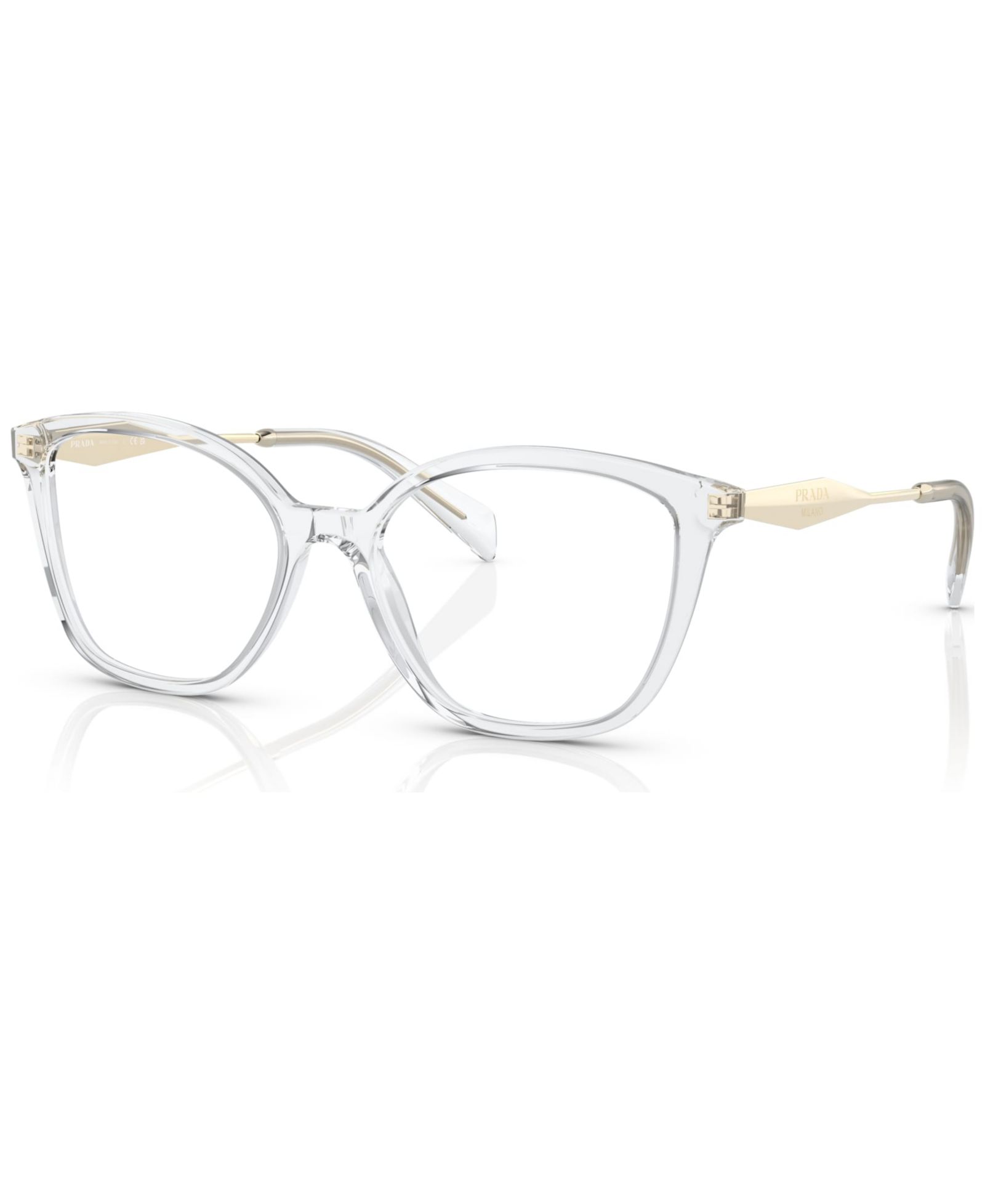 Prada Woman Cat Eye Plastic PR 02ZV Eyeglasses