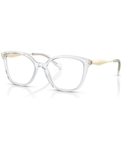 PRADA Женские очки в пластиковой оправе Cat Eye PR 02ZV